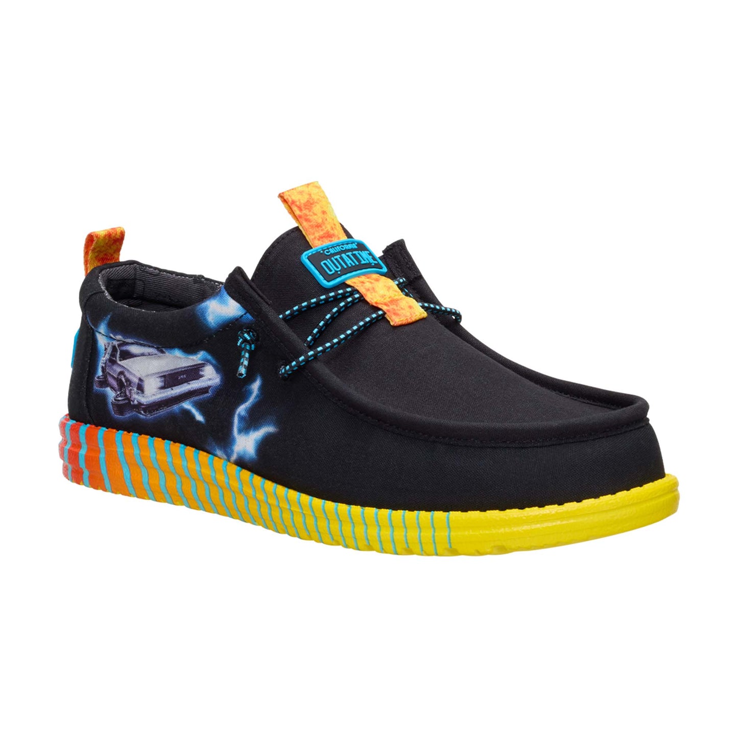 Wally BTTF Time Machine Blk/Mlti