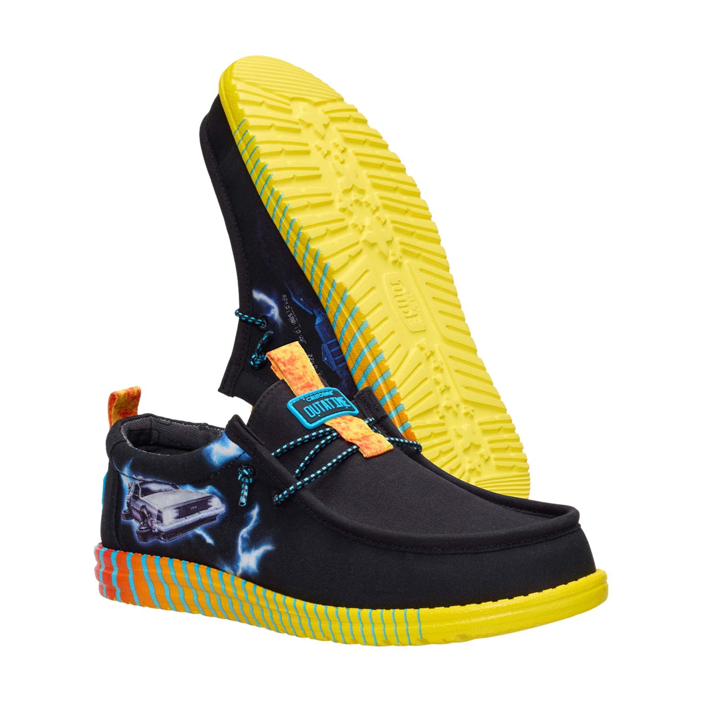 Wally BTTF Time Machine Blk/Mlti