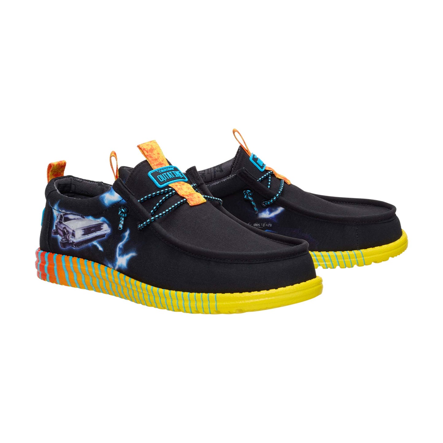 Wally BTTF Time Machine Blk/Mlti